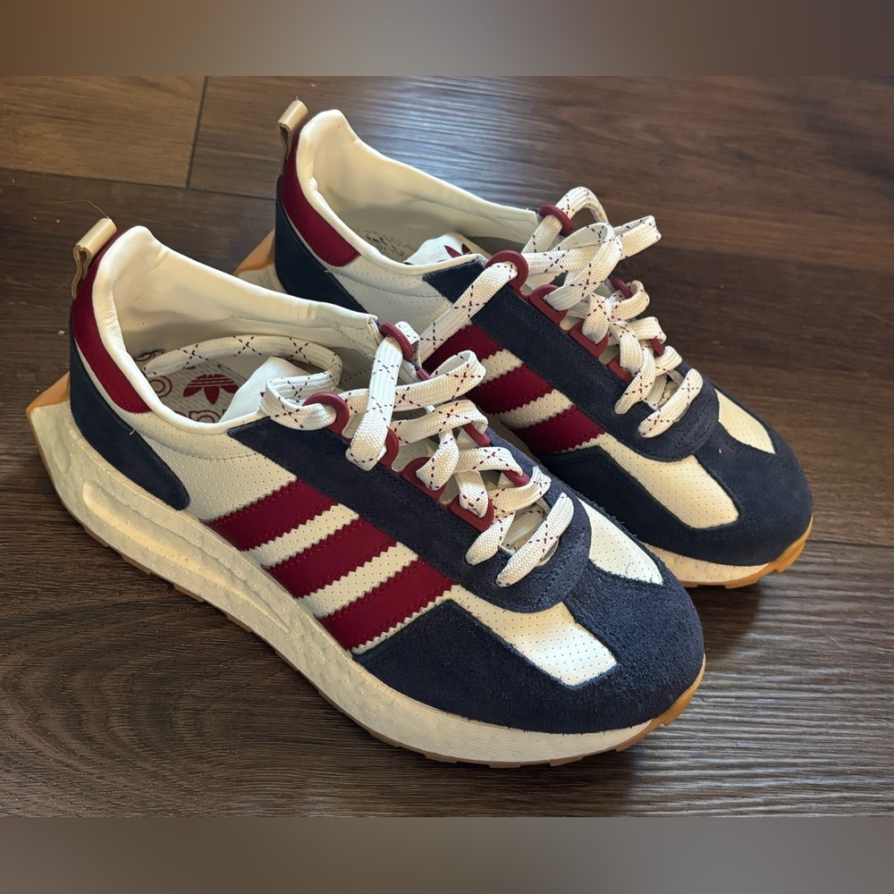 Adidas Retropy E5 Casual Sneakers Navy/Burgundy GW1650 6.5 women’s 5.5 Men’s